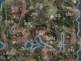 小米枪战跳伞落点选择分析 血拼市中心吧